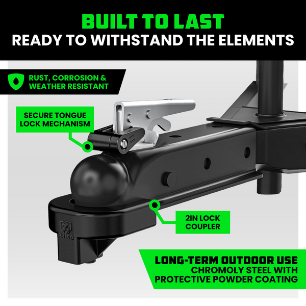 IRONWATCH TrailGuard Pro — Heavy-Duty Trailer Coupler Lock Kit